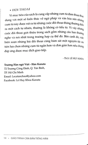 giáo trình căn bản tiếng hàn (tái bản 2018)