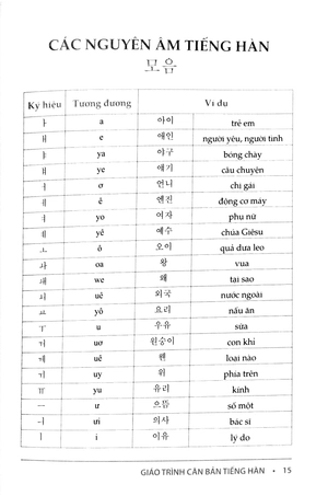 giáo trình căn bản tiếng hàn (tái bản 2018)