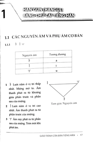 giáo trình căn bản tiếng hàn (tái bản 2018)
