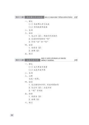 giáo trình hán ngữ 1 - tập 1 - quyển thượng (phiên bản 3)