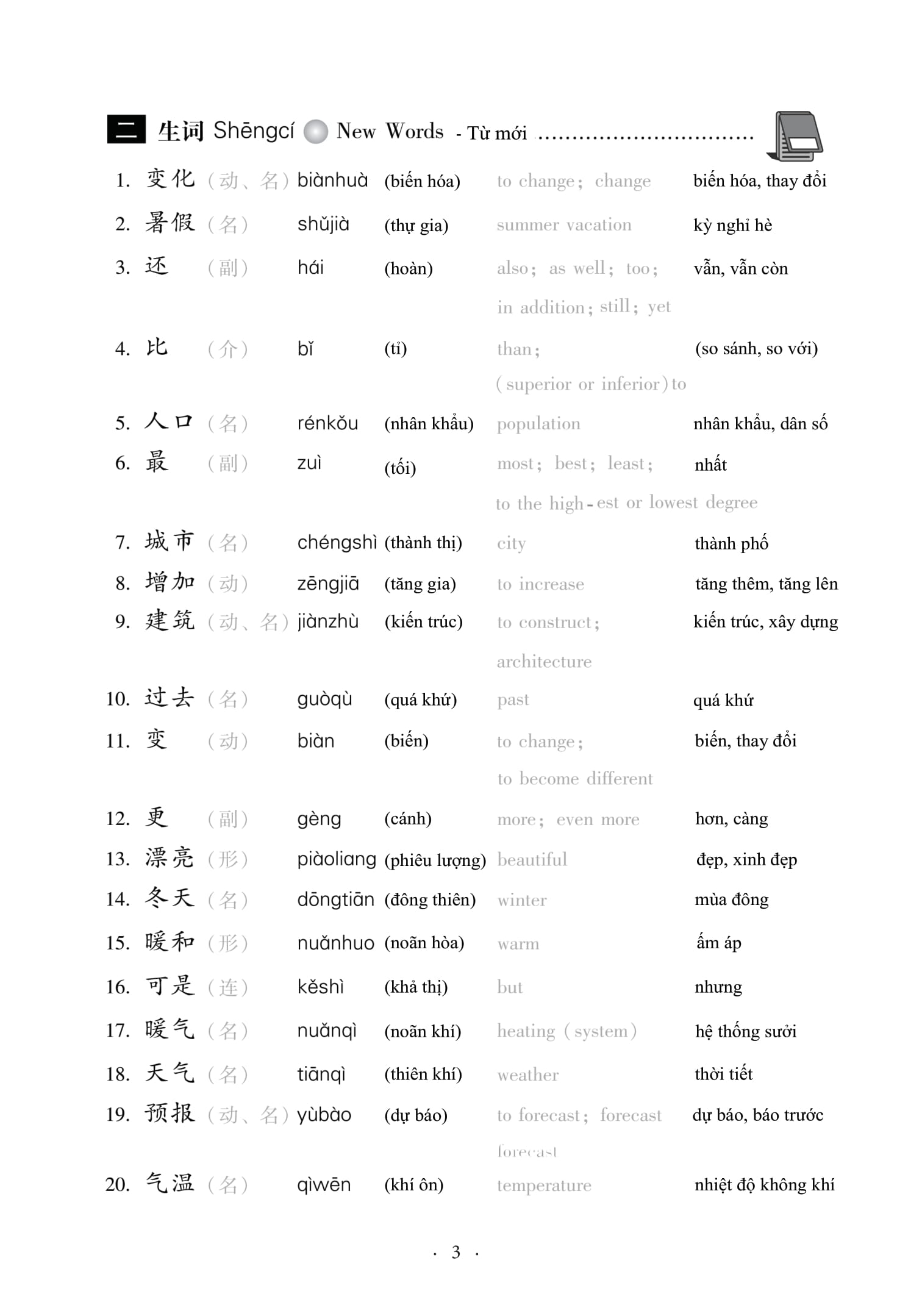 Giao Trinh Han Ngu So 3 - Tap 2 - Quyen Thuong - Phien Ban Moi (Tai Ban 2025)