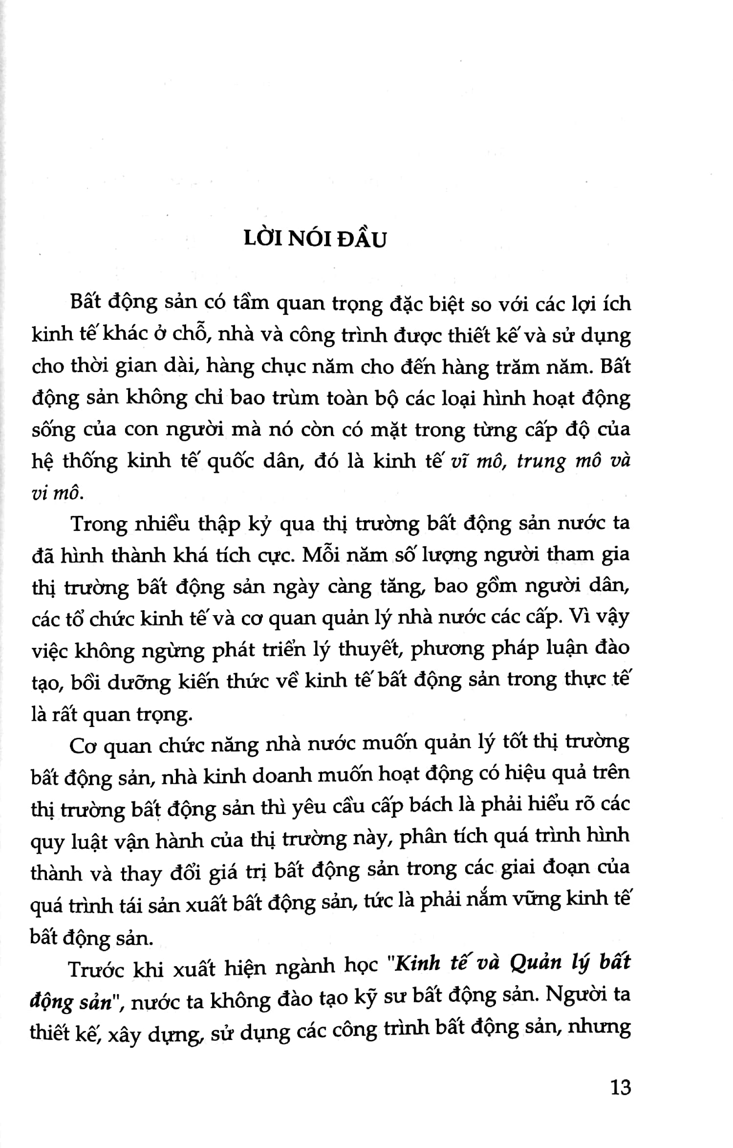 giáo trình kinh tế bất động sản