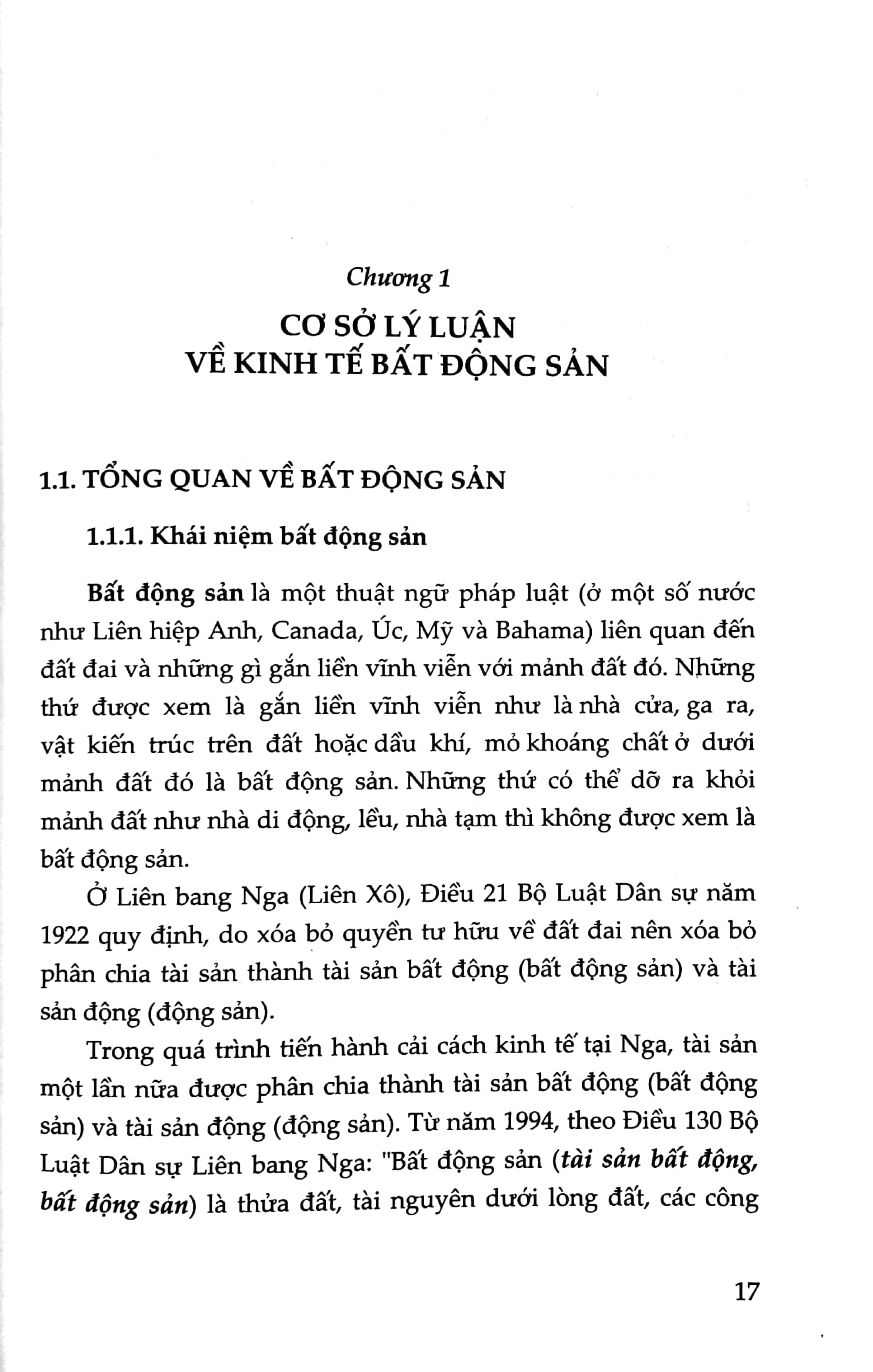 giáo trình kinh tế bất động sản