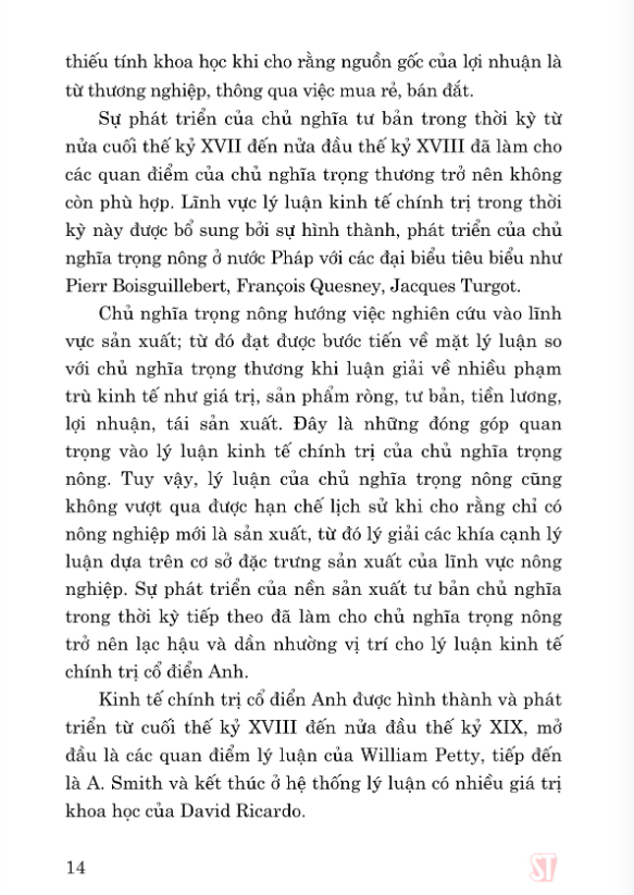 giáo trình kinh tế chính trị mác - lênin (dành cho bậc đại học hệ không chuyên lý luận chính trị) (tái bản 2024)