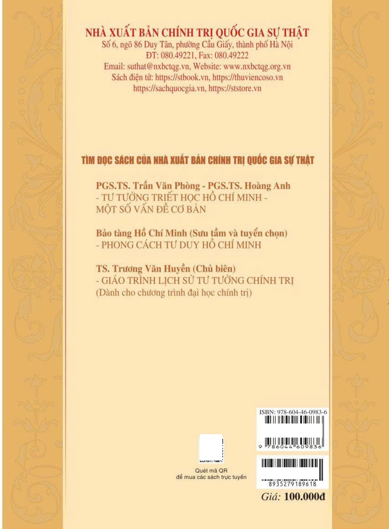 Giáo Trình Lịch Sử Tư Tưởng Triết Học Việt Nam Và Tư Tưởng Triết Học Biện Chứng Hồ Chí Minh