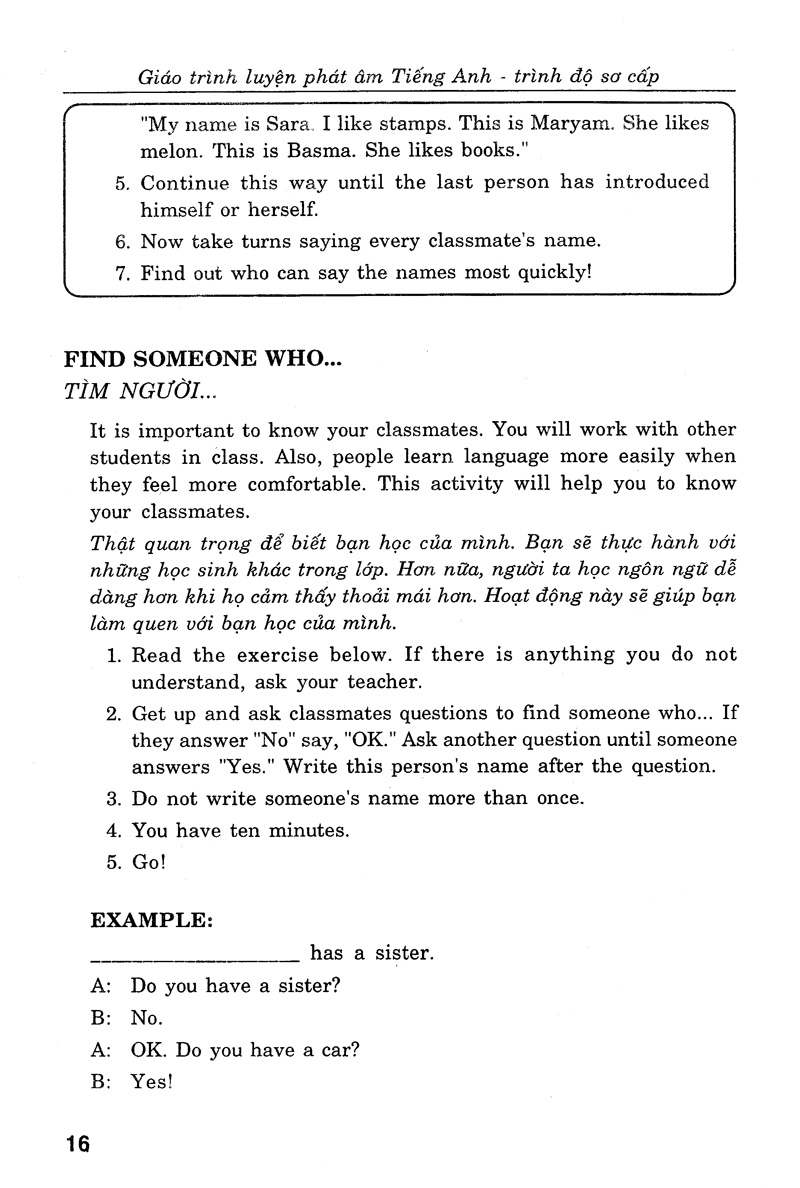 giáo trình luyện kỹ năng nghe - nói tiếng anh_trình độ sơ cấp (+cd)