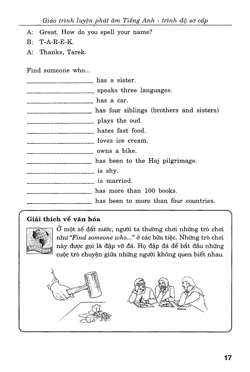 giáo trình luyện kỹ năng nghe - nói tiếng anh_trình độ sơ cấp (+cd)