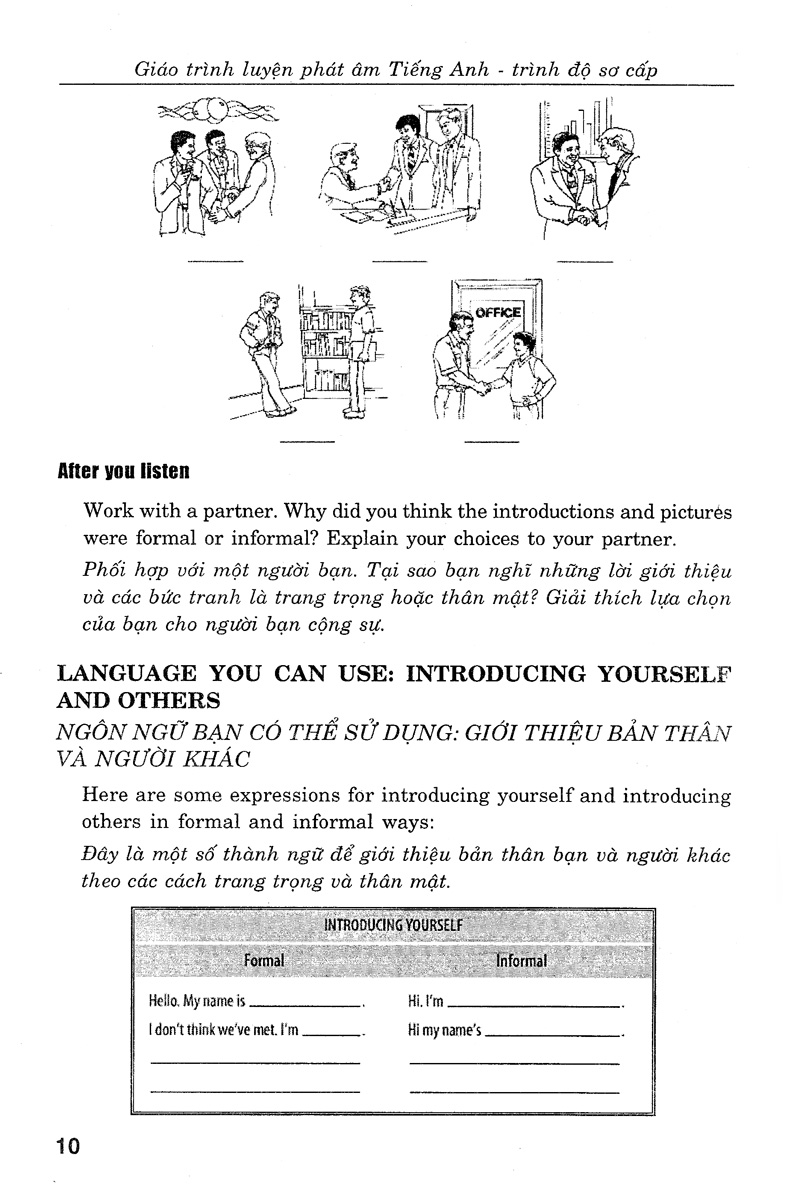 giáo trình luyện kỹ năng nghe - nói tiếng anh_trình độ sơ cấp (+cd)