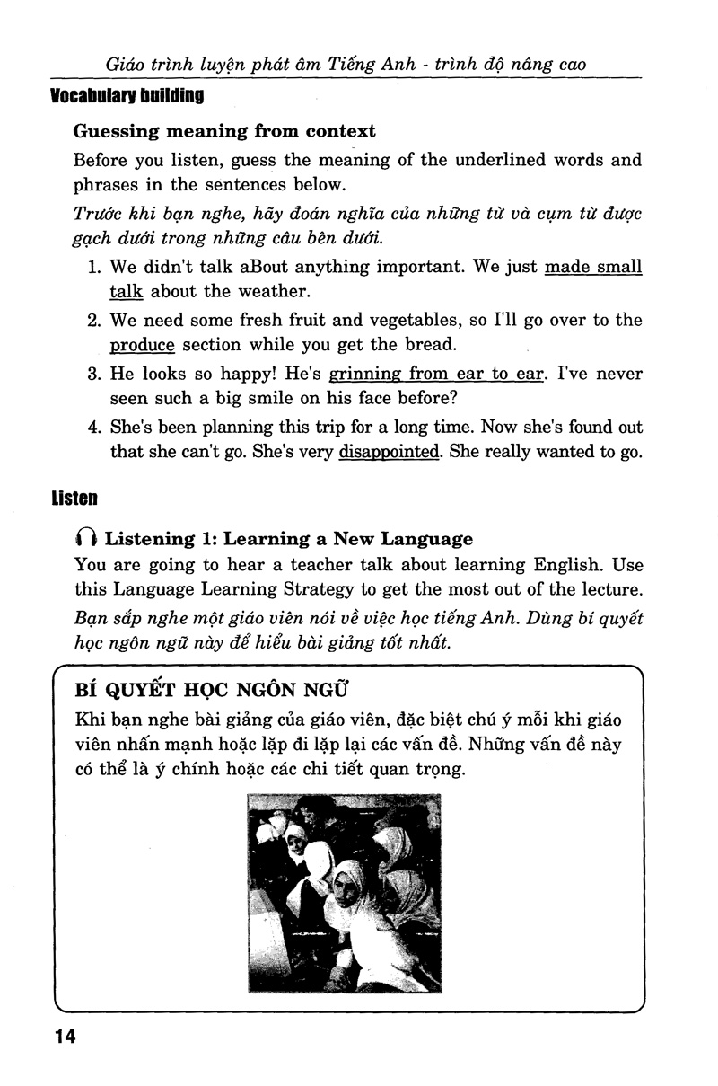 giáo trình luyện kỹ năng nghe - nói tiếng anh_trình độ trung cấp (+cd)