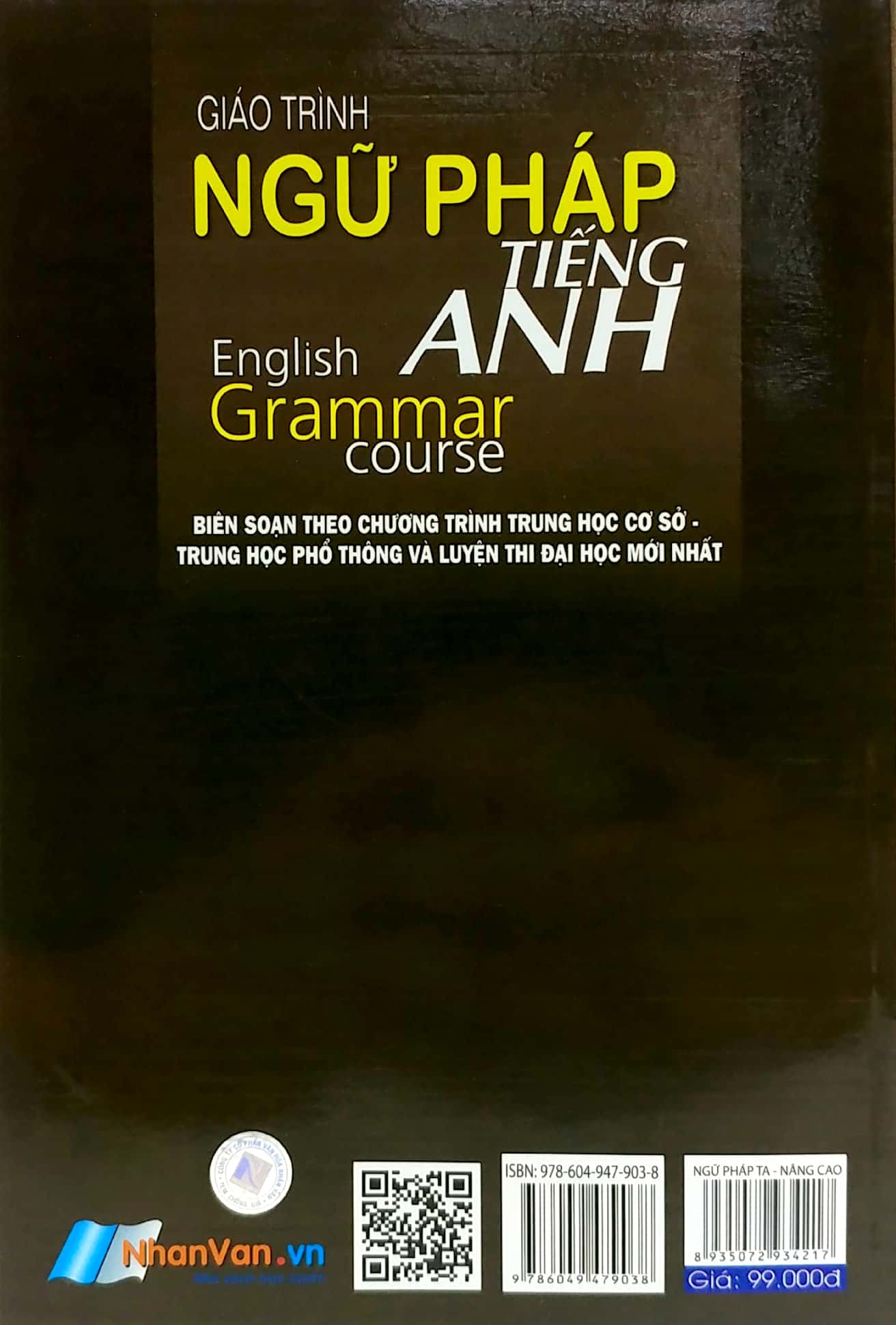 giáo trình ngữ pháp tiếng anh