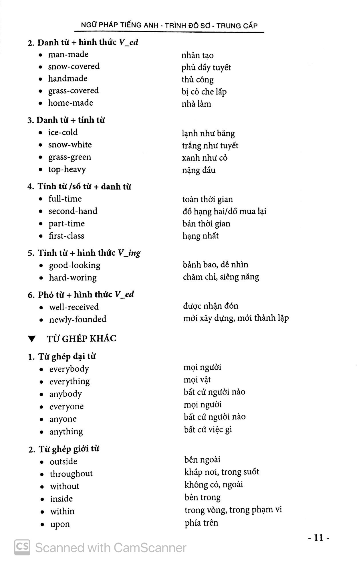 giáo trình ngữ pháp tiếng anh (trình độ sơ - trung cấp)