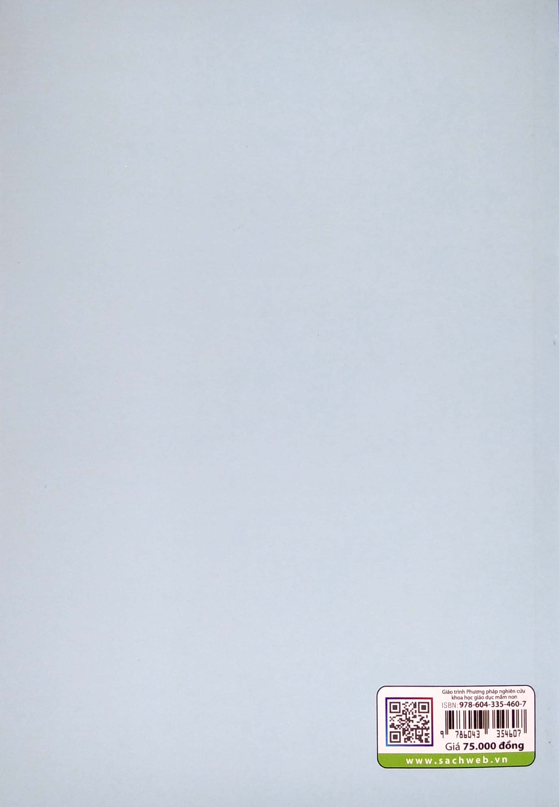 giáo trình phương pháp nghiên cứu khoa học giáo dục mầm non