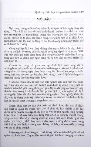 giáo trình quản trị chiến lược trong tổ chức du lịch