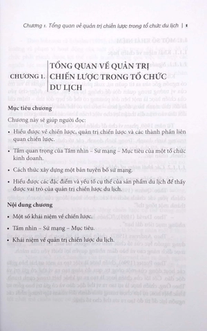 giáo trình quản trị chiến lược trong tổ chức du lịch