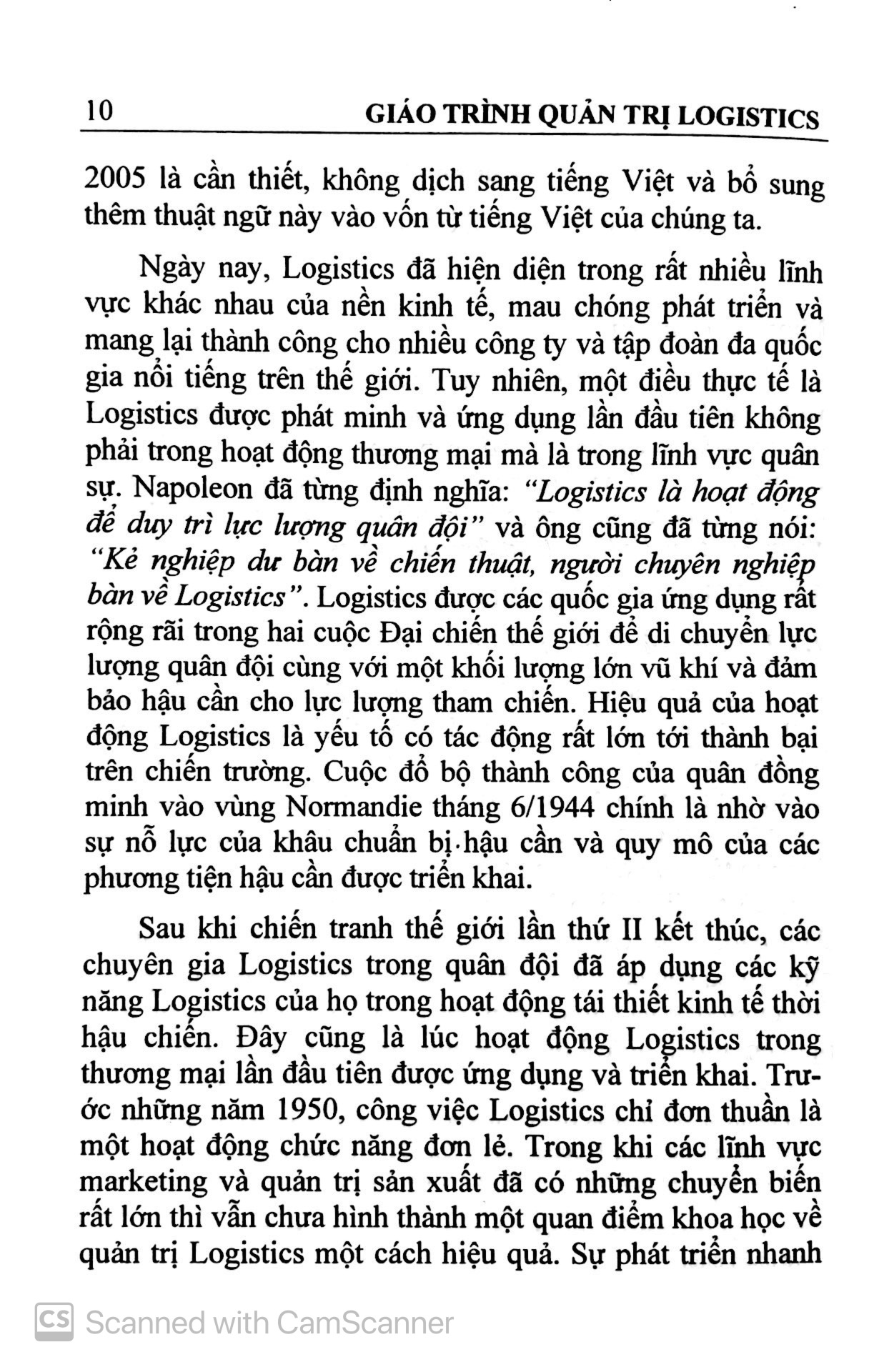 giáo trình quản trị logistics (dùng cho ngành kinh tế và quản trị kinh doanh) (tái bản 2023)