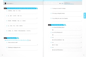 giáo trình tiếng hoa đương đại - sách bài tập + sách tập viết 1-2