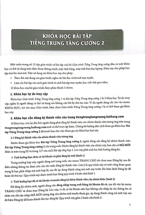giáo trình tiếng trung tăng cường - sách bài tập tổng hợp - quyển 2/6