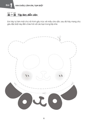 giáo trình tiếng trung trẻ em - xin chào tiếng trung - sách bài tập 1