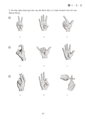 giáo trình tiếng trung trẻ em - xin chào tiếng trung - sách bài tập 1