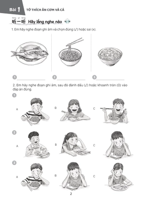 giáo trình tiếng trung trẻ em - xin chào tiếng trung - sách bài tập 2