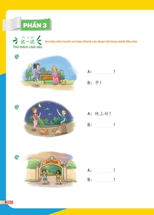 giáo trình tiếng trung trẻ em - xin chào tiếng trung - sách giáo trình 3
