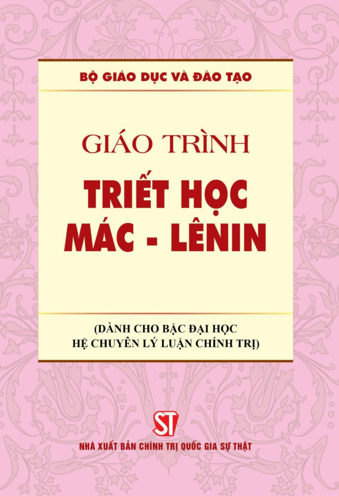 giáo trình triết học mác-lenin (dành cho bậc đại học hệ chuyên lý luận chính trị)