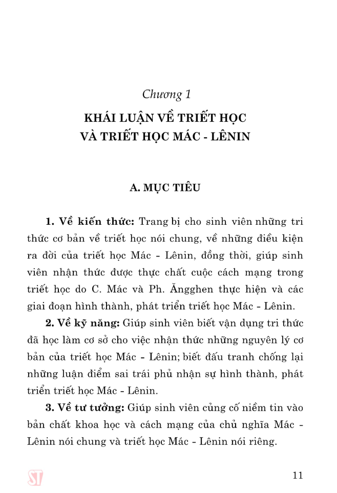 giáo trình triết học mác-lenin (dành cho bậc đại học hệ chuyên lý luận chính trị)