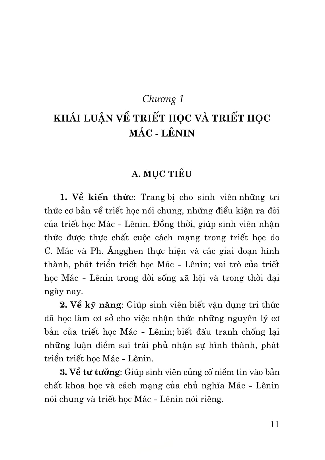 giáo trình triết học mác - lênin (dành cho bậc đại học hệ không chuyên lý luận chính trị)