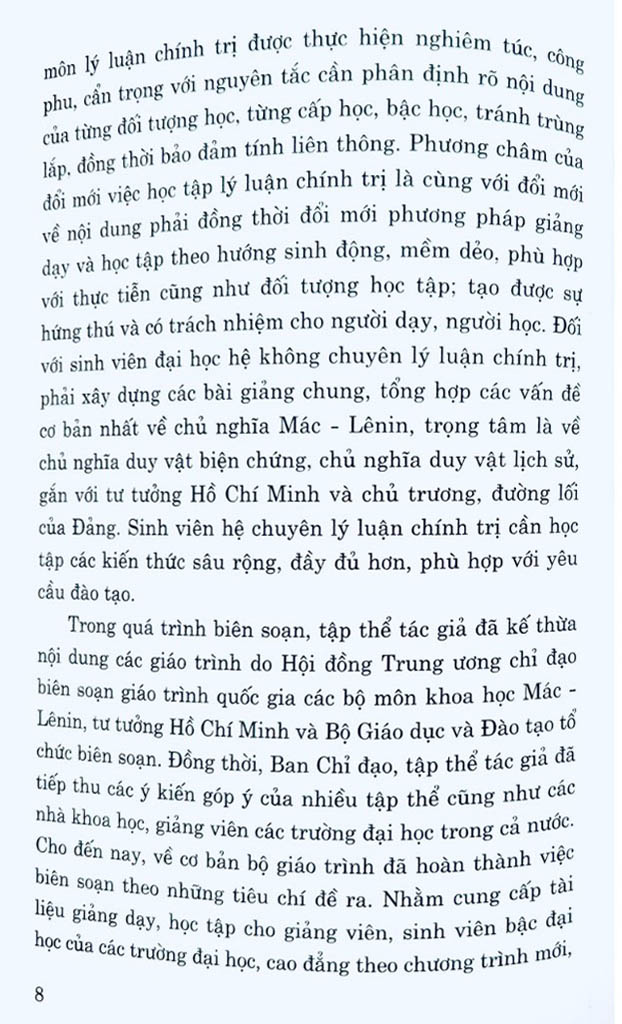 giáo trình tư tưởng hồ chí minh - dành cho bậc đại học không chuyên lý luận chính trị