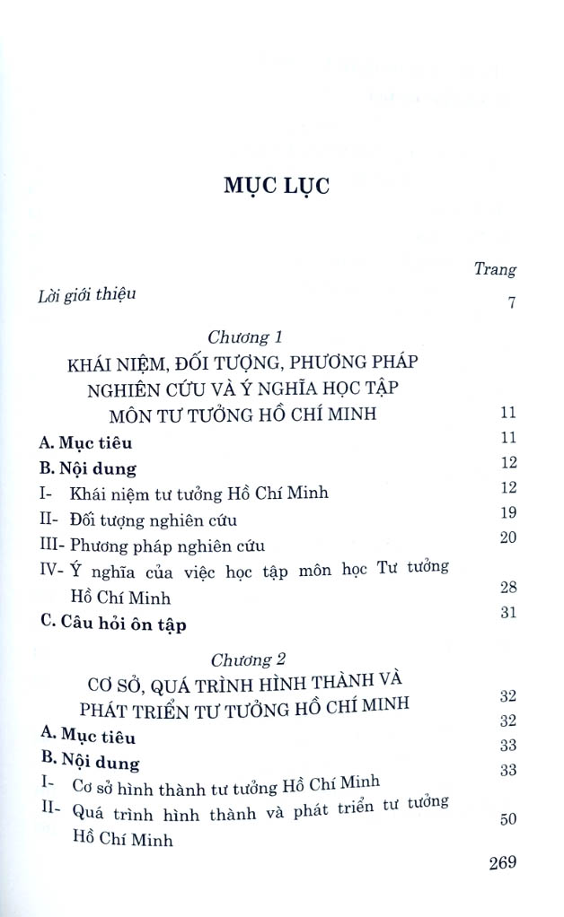 giáo trình tư tưởng hồ chí minh - dành cho bậc đại học không chuyên lý luận chính trị