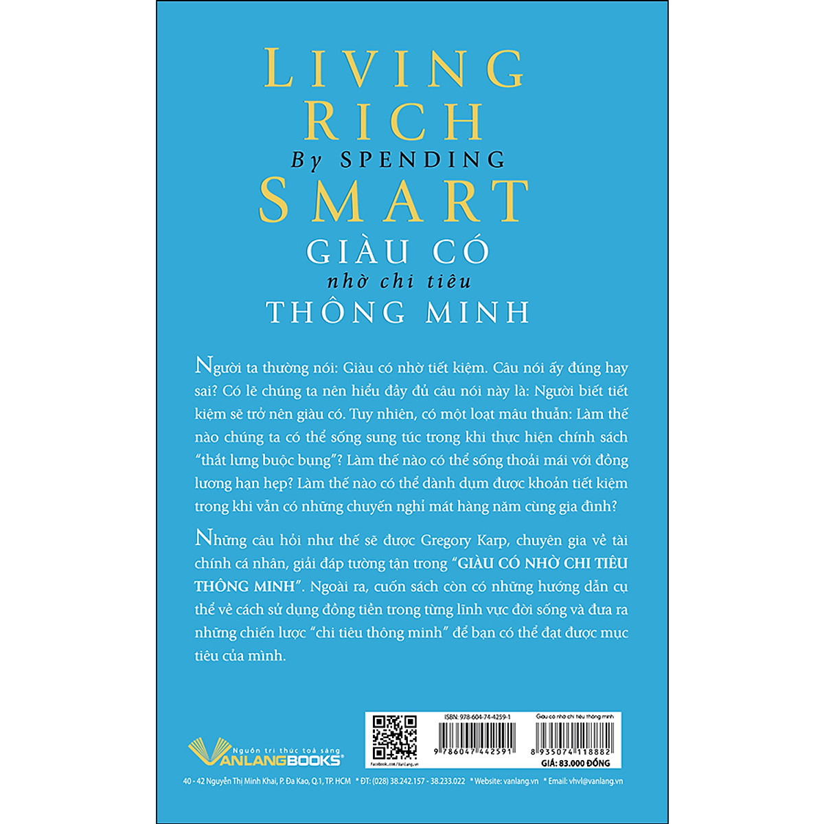 giàu có nhờ chi tiêu thông minh - living rich by spending smart (tái bản 2019)