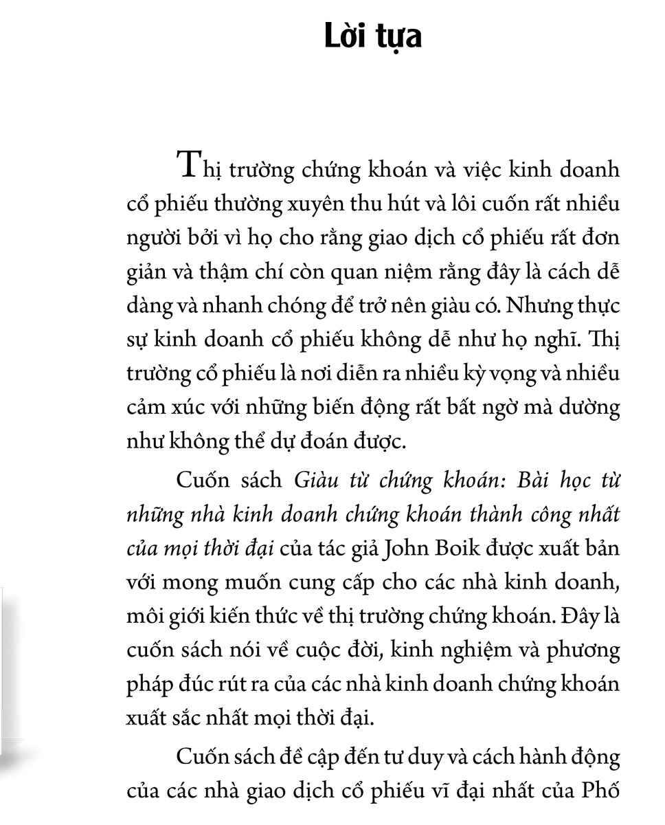 giàu từ chứng khoán (tái bản 2021)