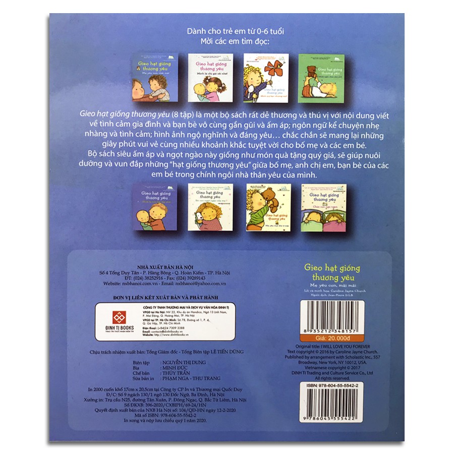 gieo hạt giống thương yêu - mẹ yêu con, mãi mãi