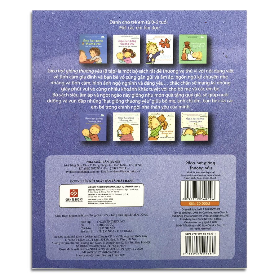 gieo hạt giống thương yêu - mình là anh trai đấy nhé!