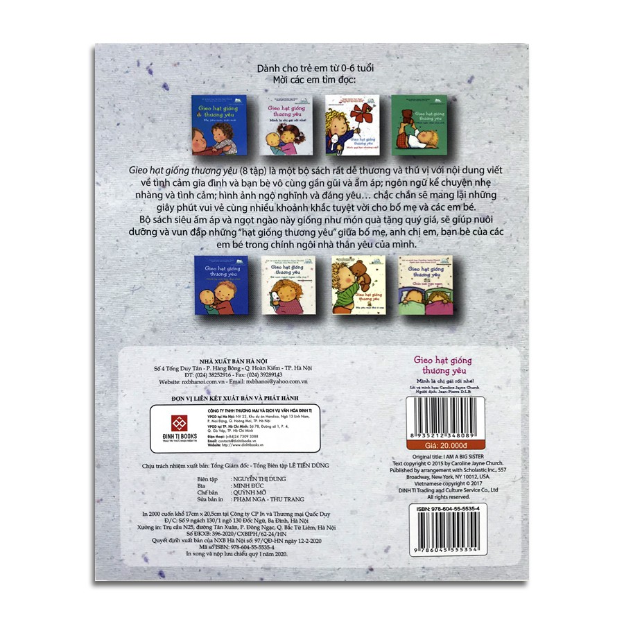 gieo hạt giống thương yêu - mình là chị gái rồi nhé!