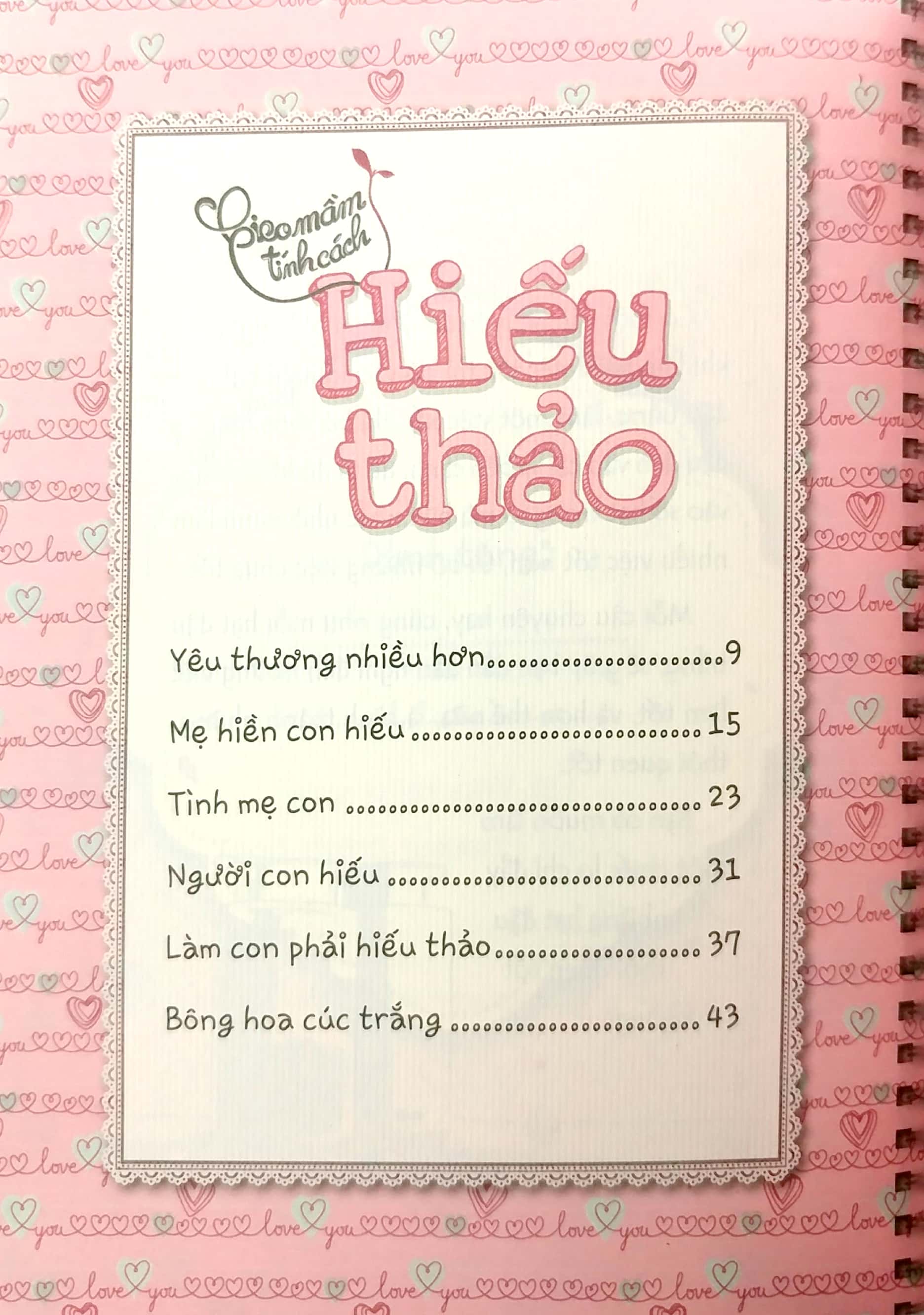 gieo mầm tính cách - hiếu thảo (tái bản 2019)