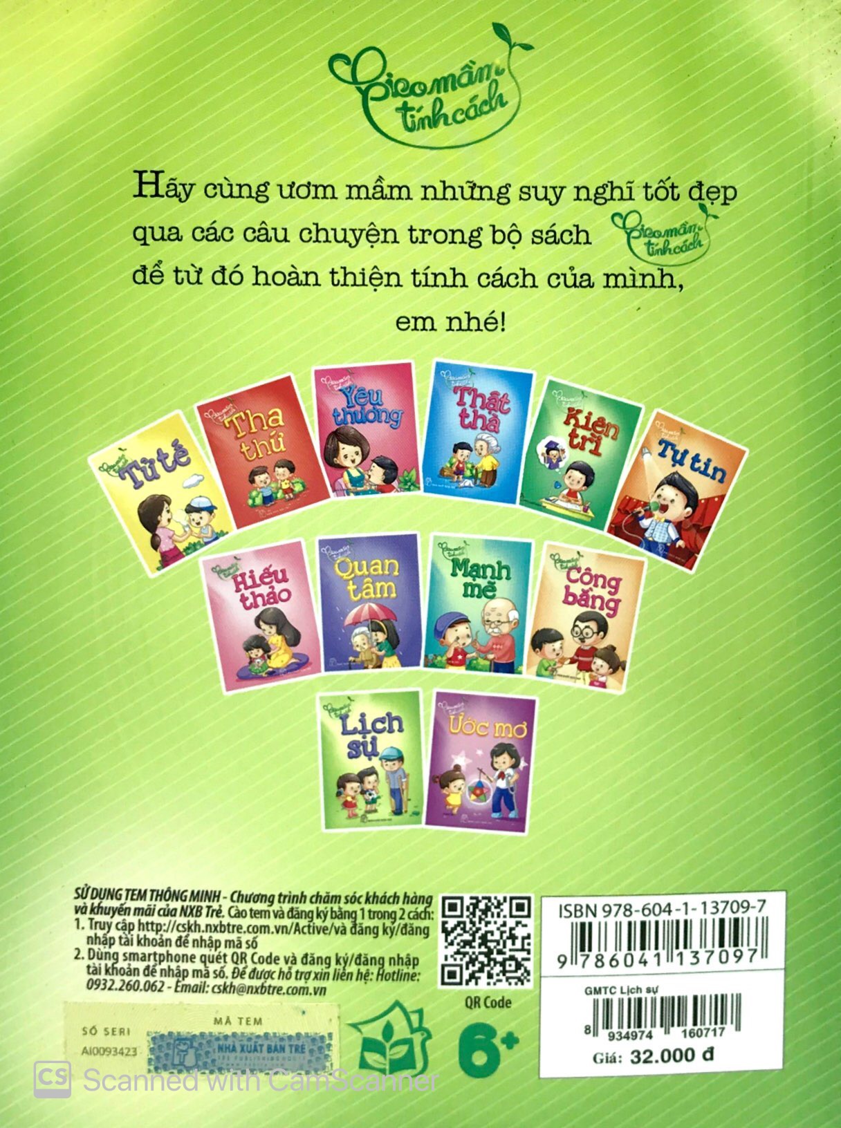 gieo mầm tính cách - lịch sự (tái bản 2019)