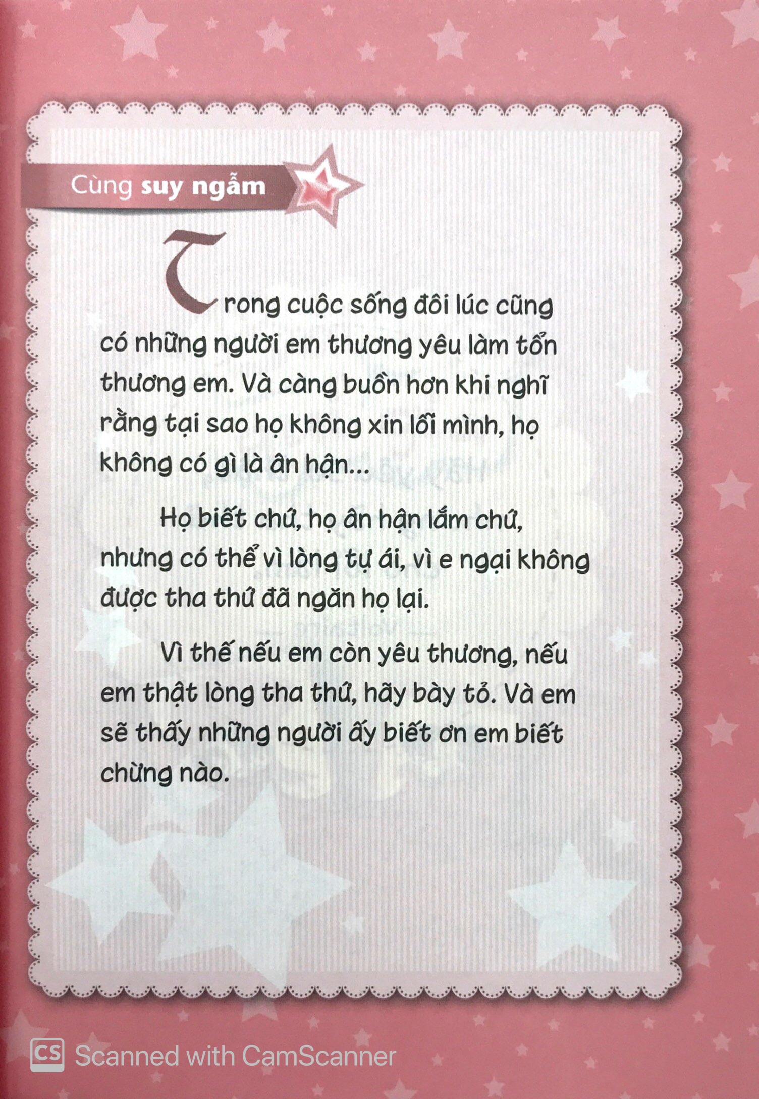 gieo mầm tính cách - tha thứ (tái bản 2019)