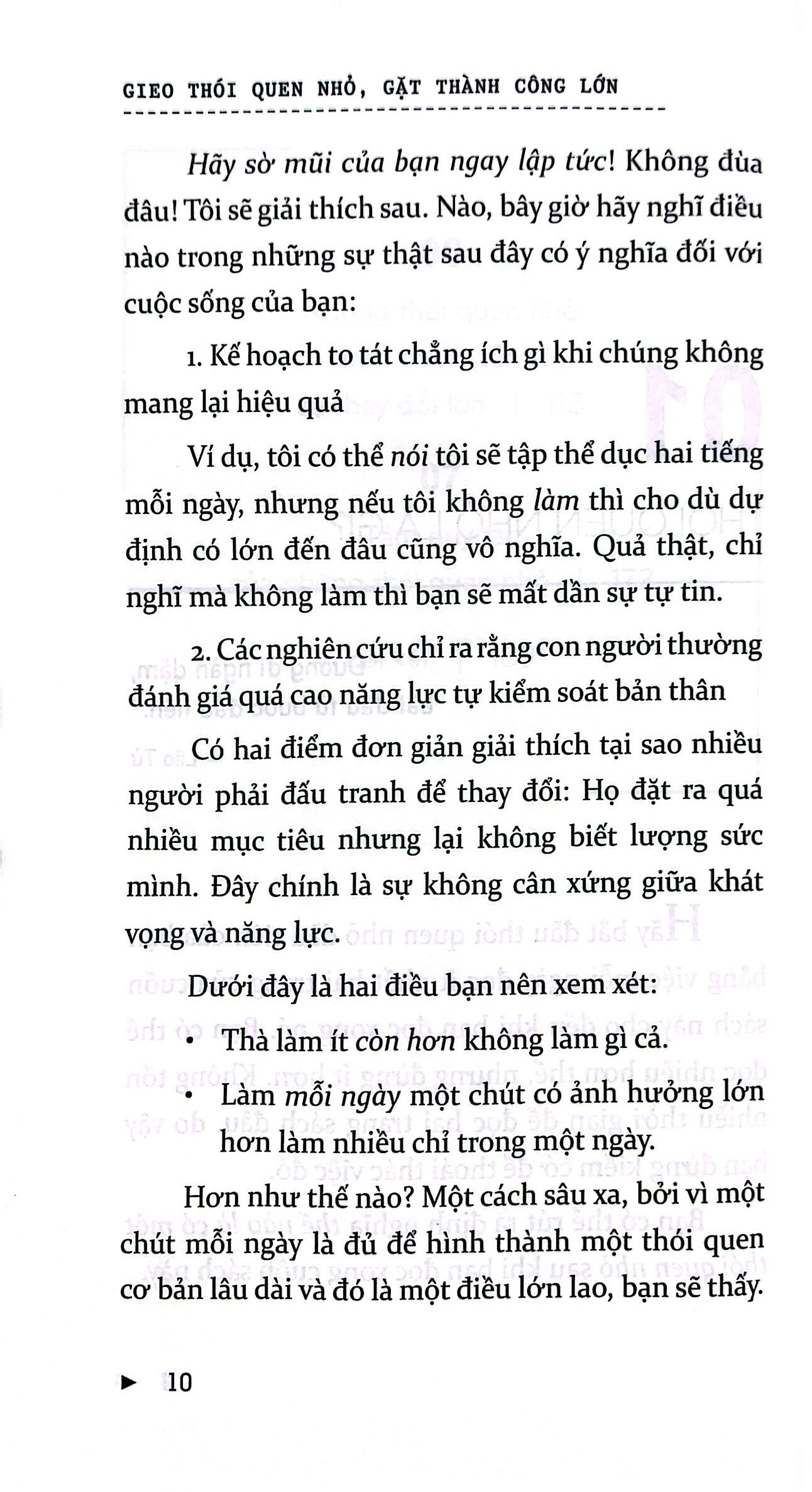 gieo thói quen nhỏ gặt thành công lớn