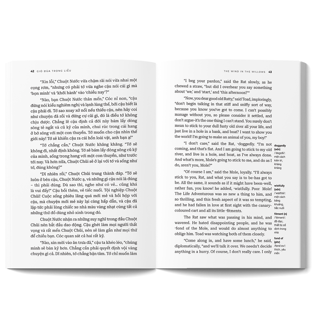 gió đùa trong liễu - the wind in the willows - song ngữ việt-anh
