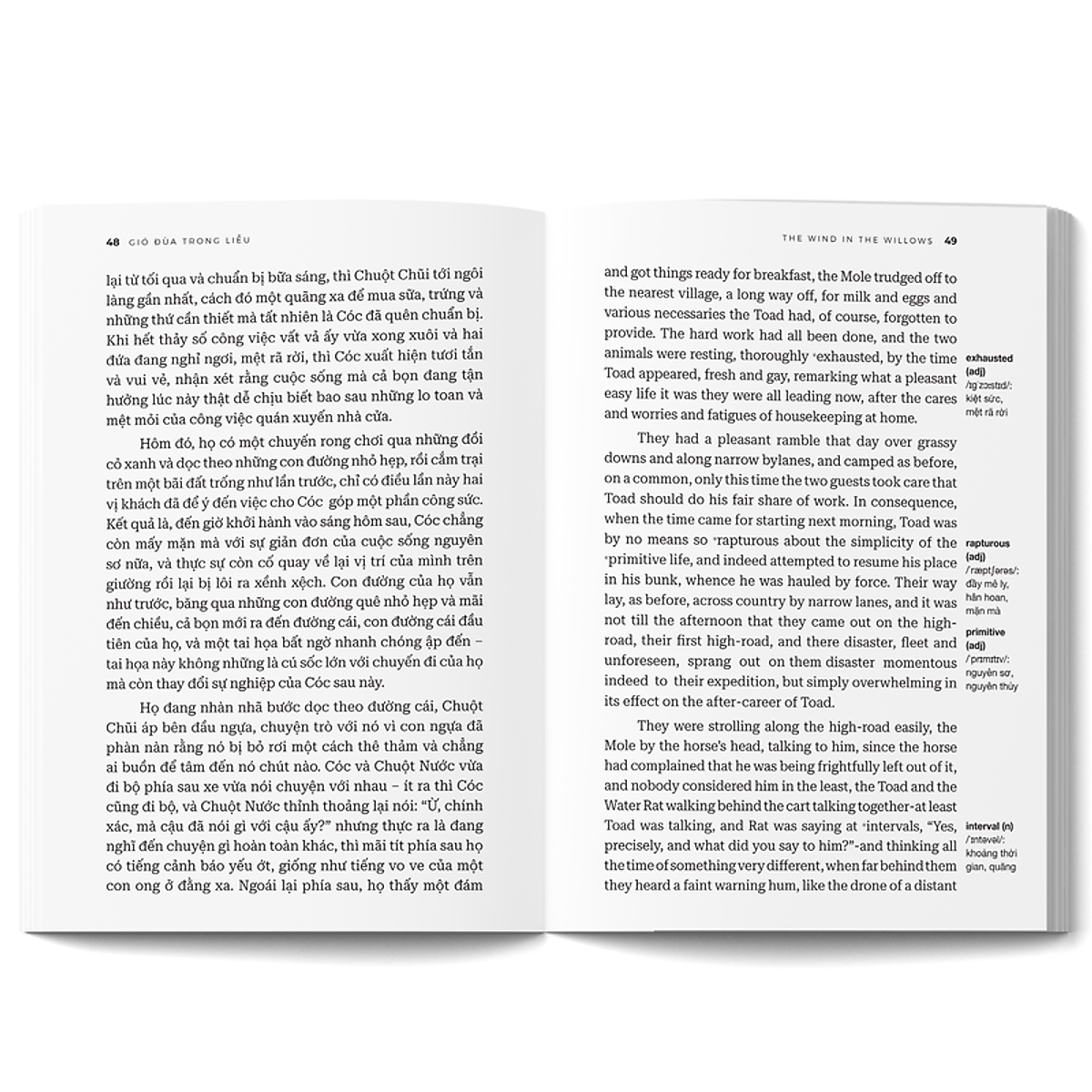 gió đùa trong liễu - the wind in the willows - song ngữ việt-anh