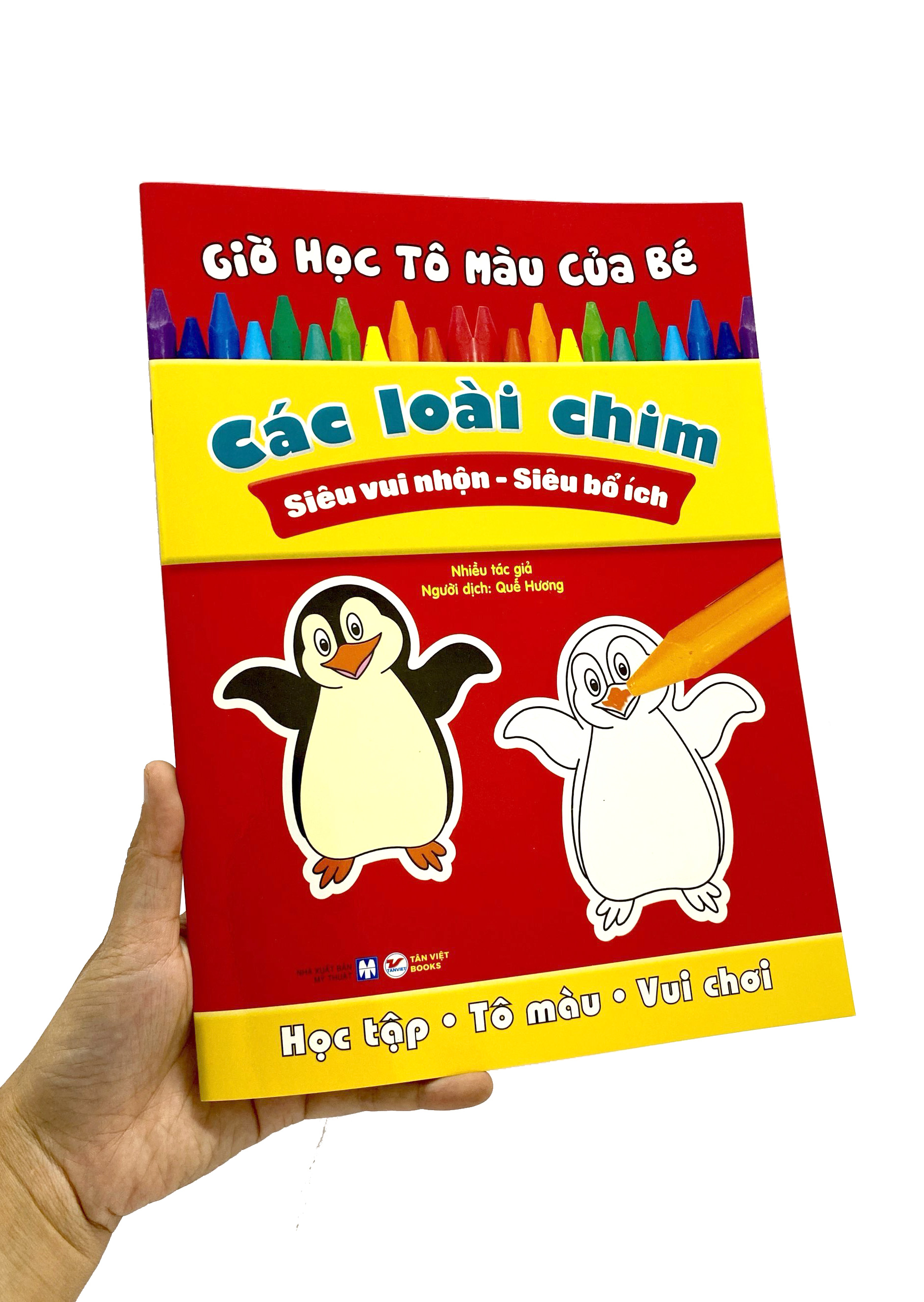 giờ học tô màu của bé - các loài chim (siêu nhân vui nhộn - siêu bổ ích)