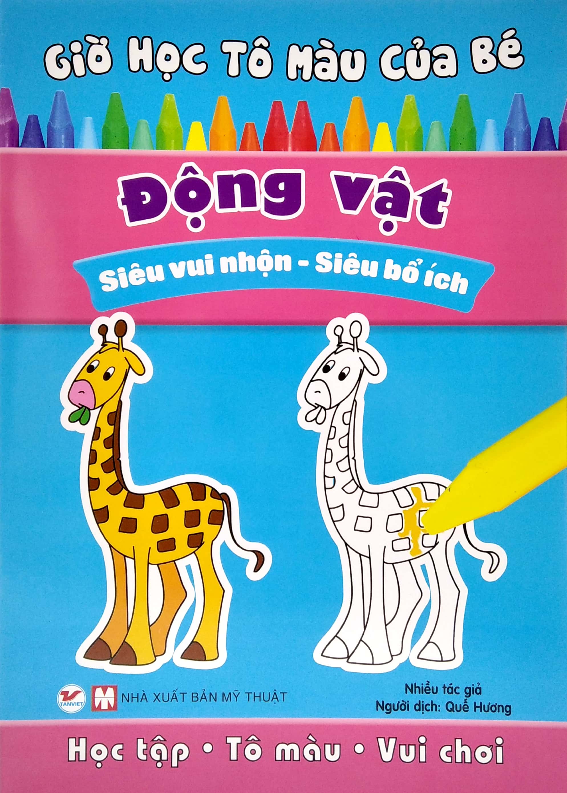 giờ học tô màu của bé - động vật (siêu vui nhộn - siêu bổ ích)