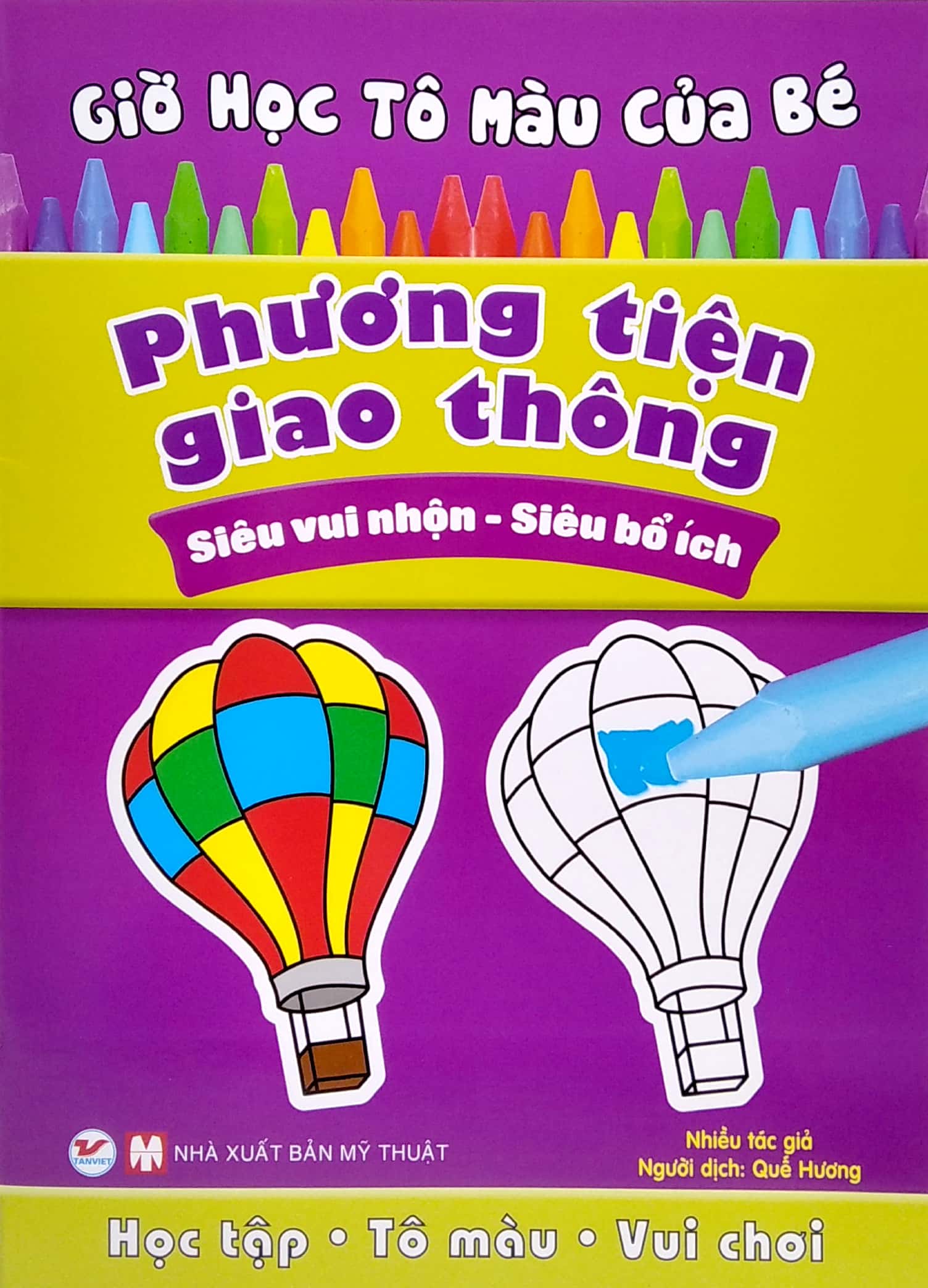 giờ học tô màu của bé - phương tiện giao thông (siêu vui nhộn - siêu bổ ích)