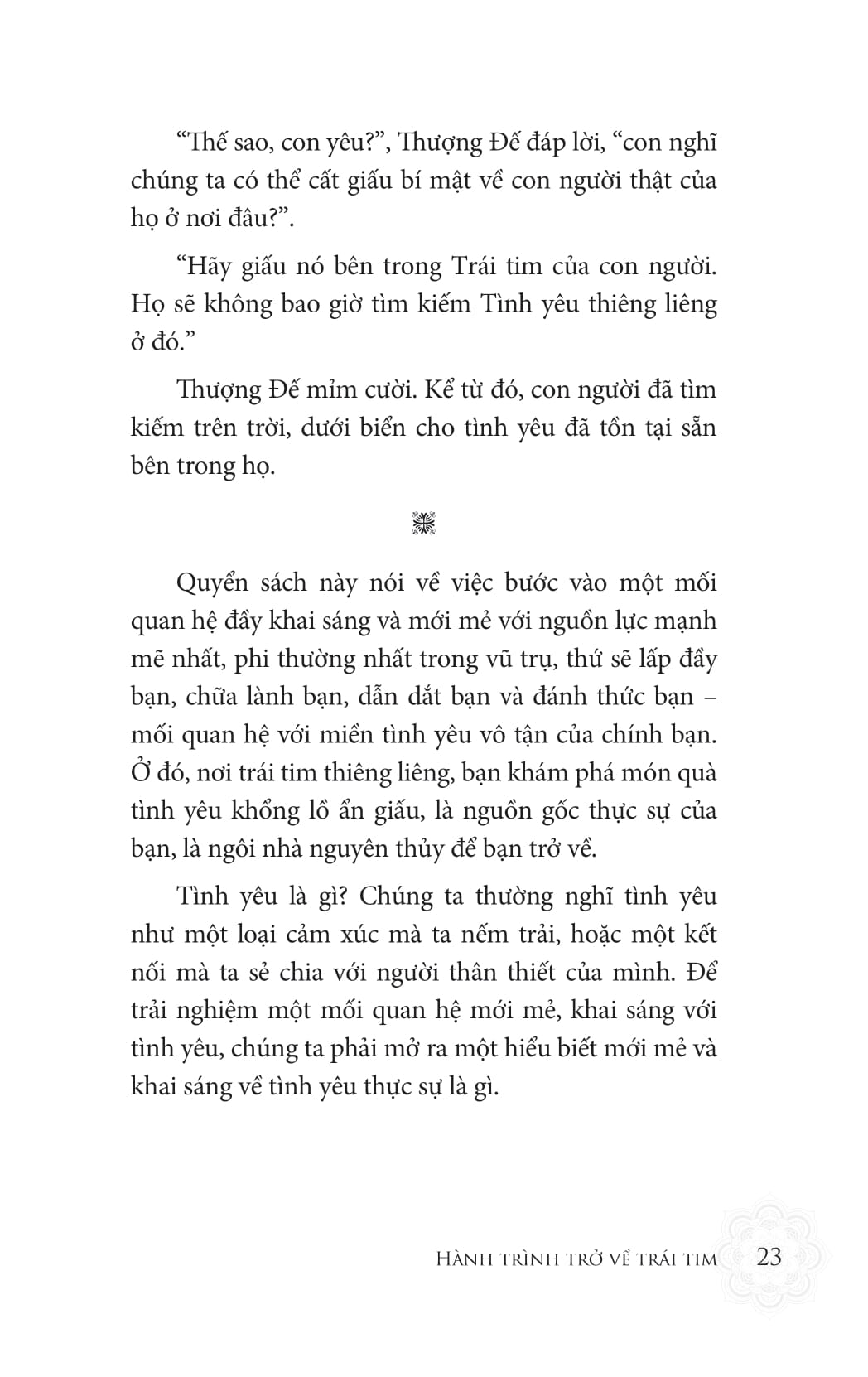 giờ là lúc sống trong tình yêu