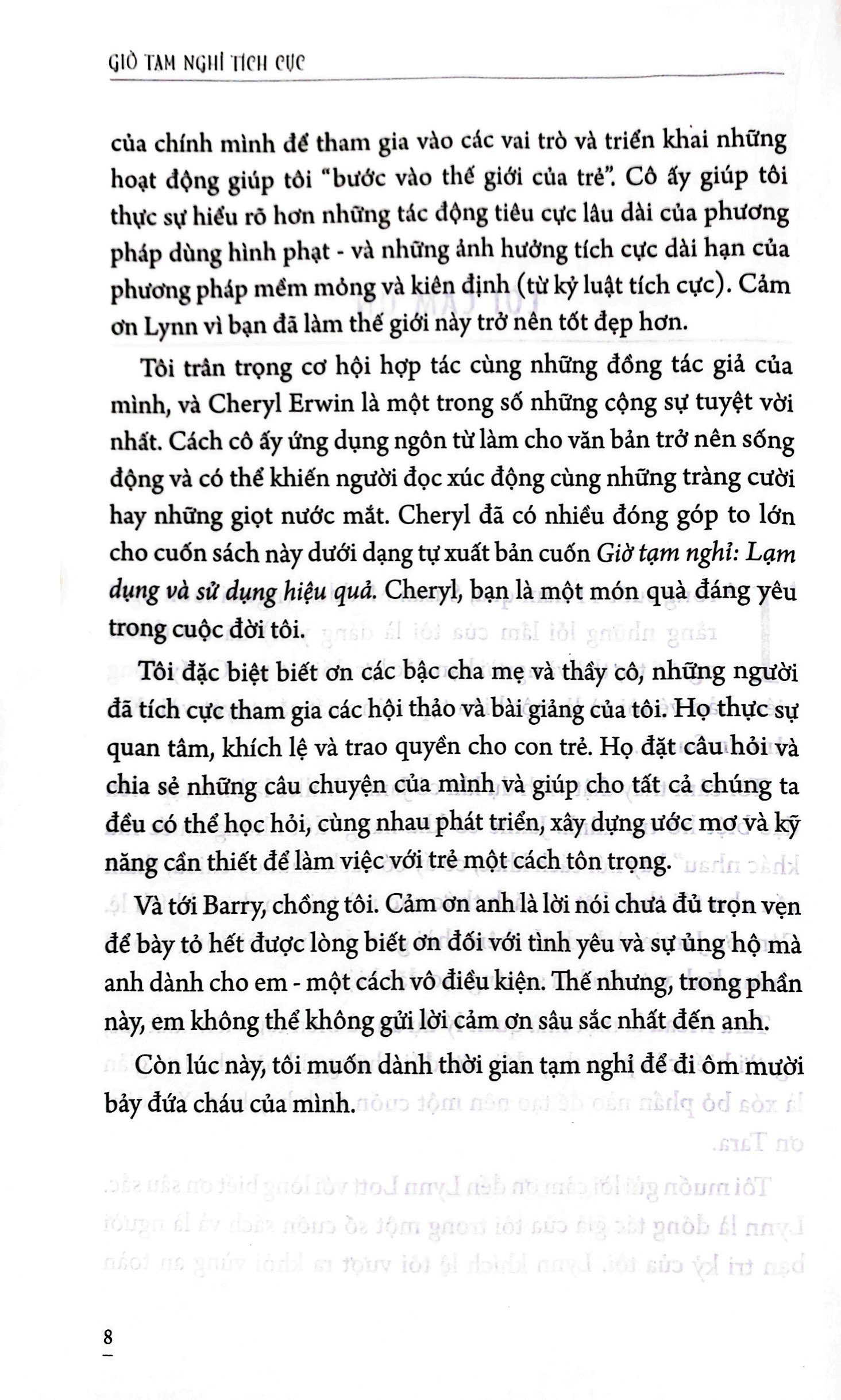 giờ tạm nghỉ tích cực