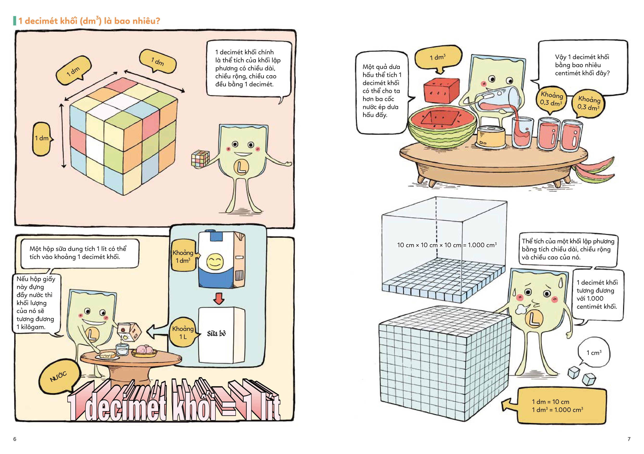 giỏi đo lường, giỏi toán học - 1 lít là bao nhiêu?