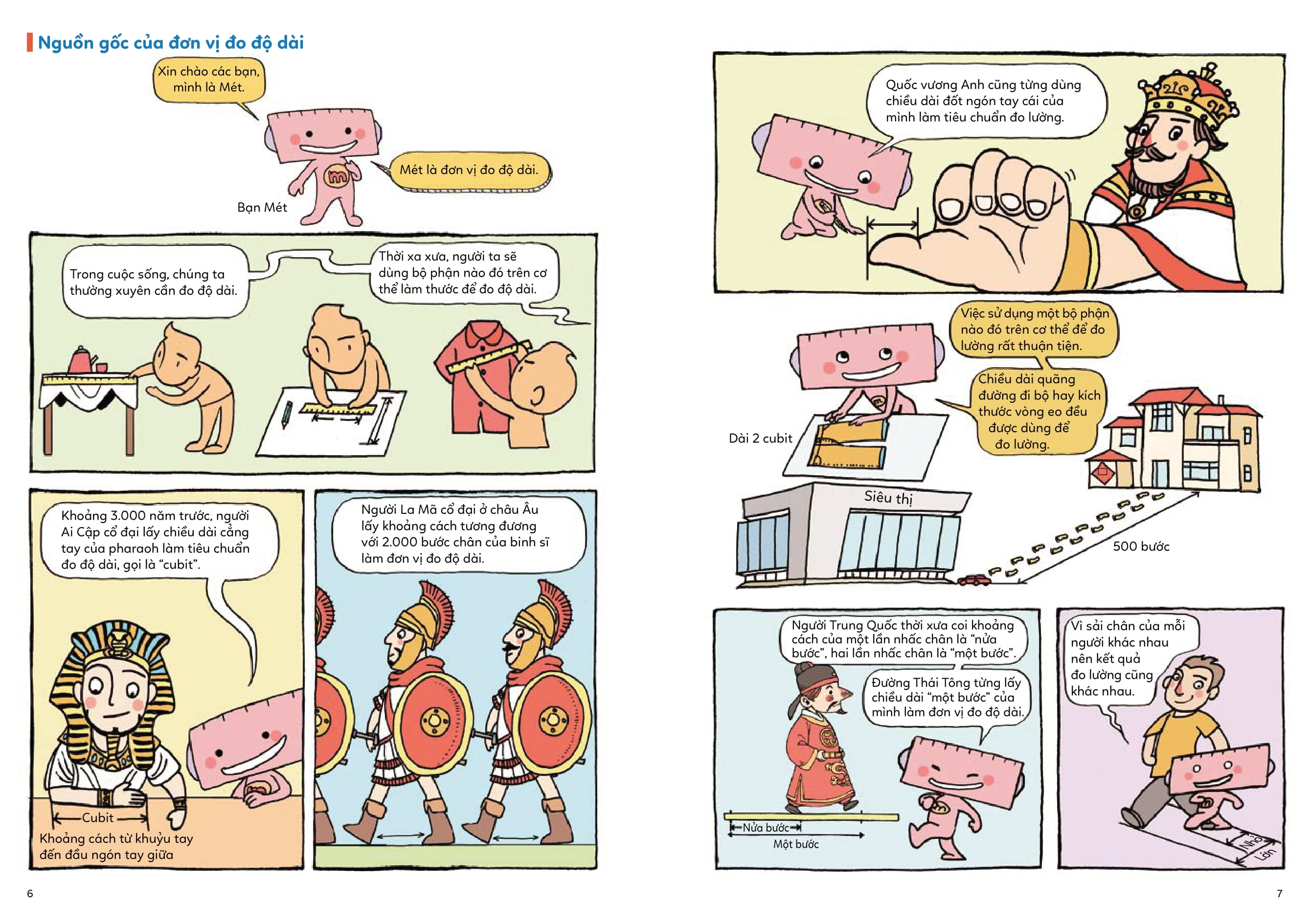 giỏi đo lường, giỏi toán học - 1 mét dài bao nhiêu?