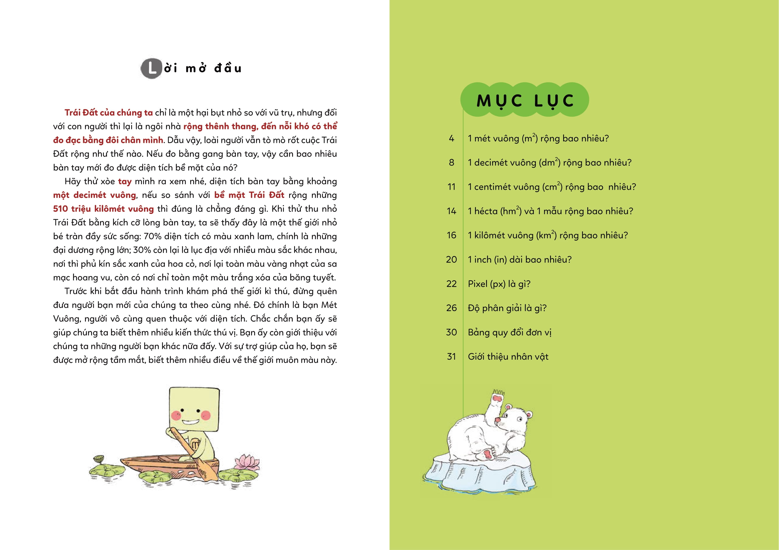 giỏi đo lường, giỏi toán học - 1 mét vuông rộng bao nhiêu?