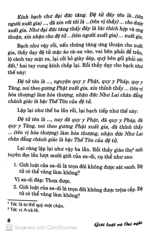 giới luật và oan nghi của bậc thầy sa-di và sa-di ni